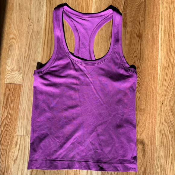 Lululemon swiftly tank vivid plum size 4 - Picture 3 of 6